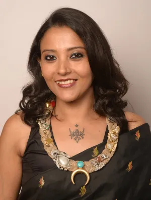 Aishani Jute Ornamental Necklace & Earrings set