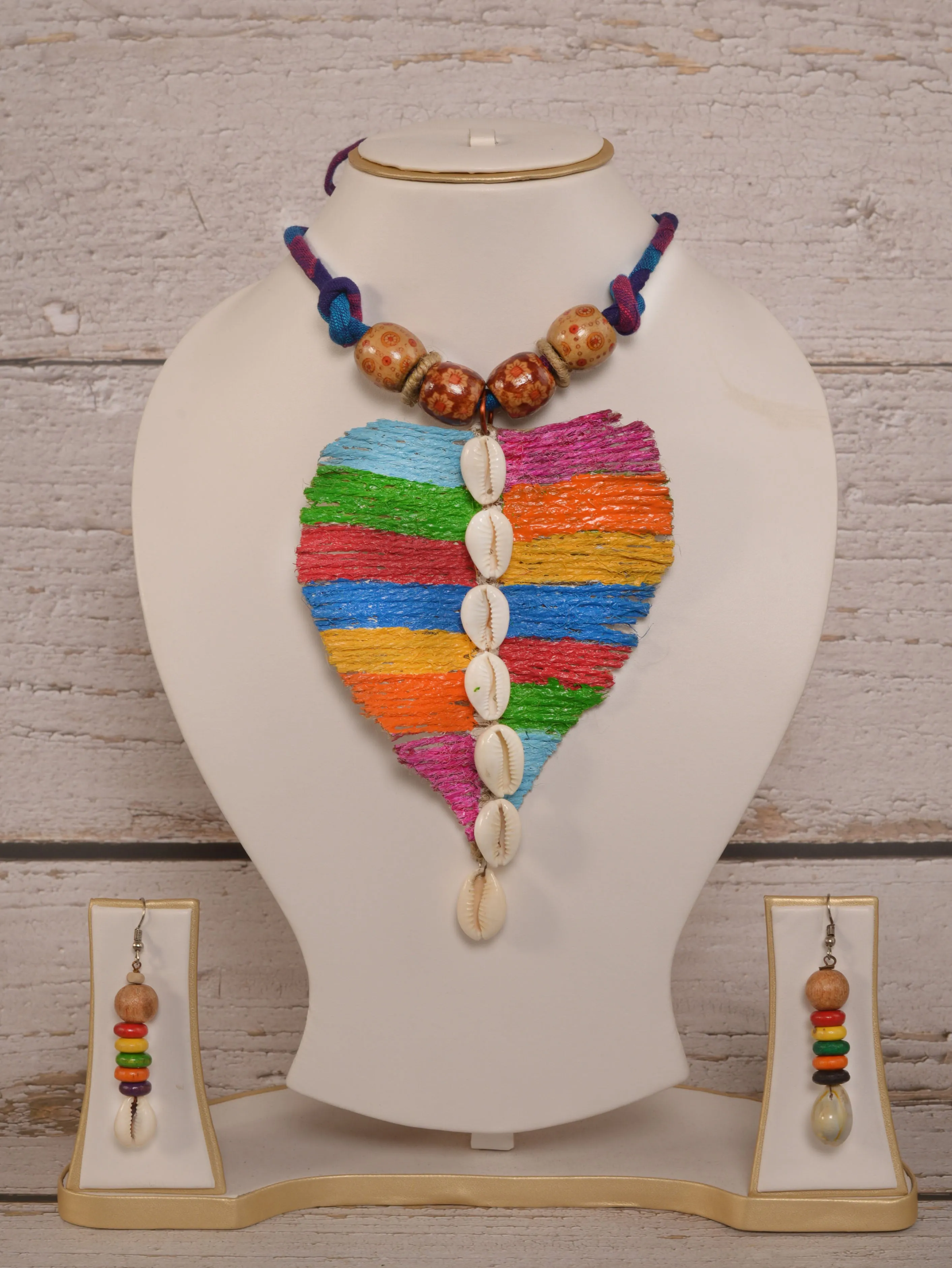 Alisha Jute Necklace & Earrings set