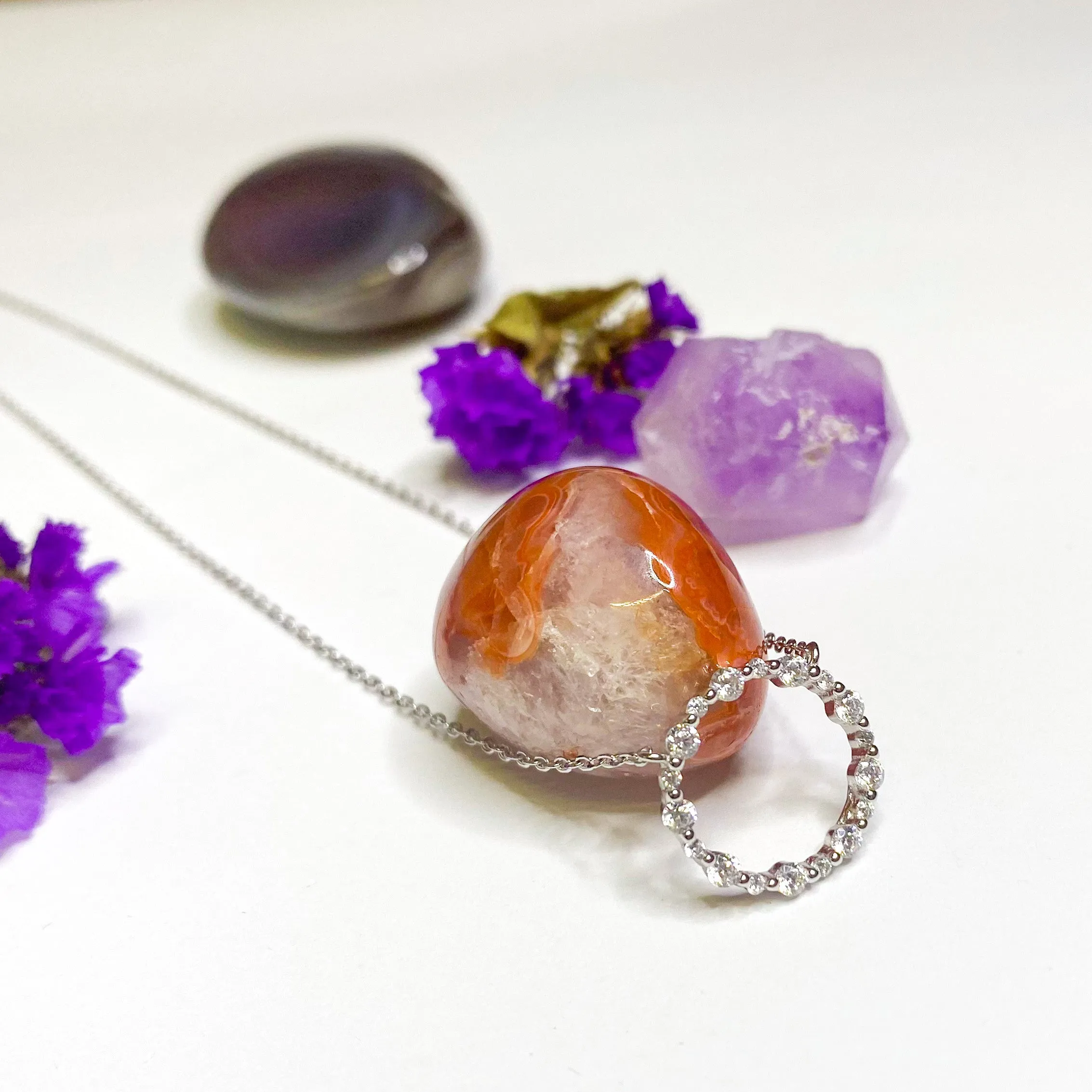 Alma Cubic Zirconia Sterling Silver Pendant