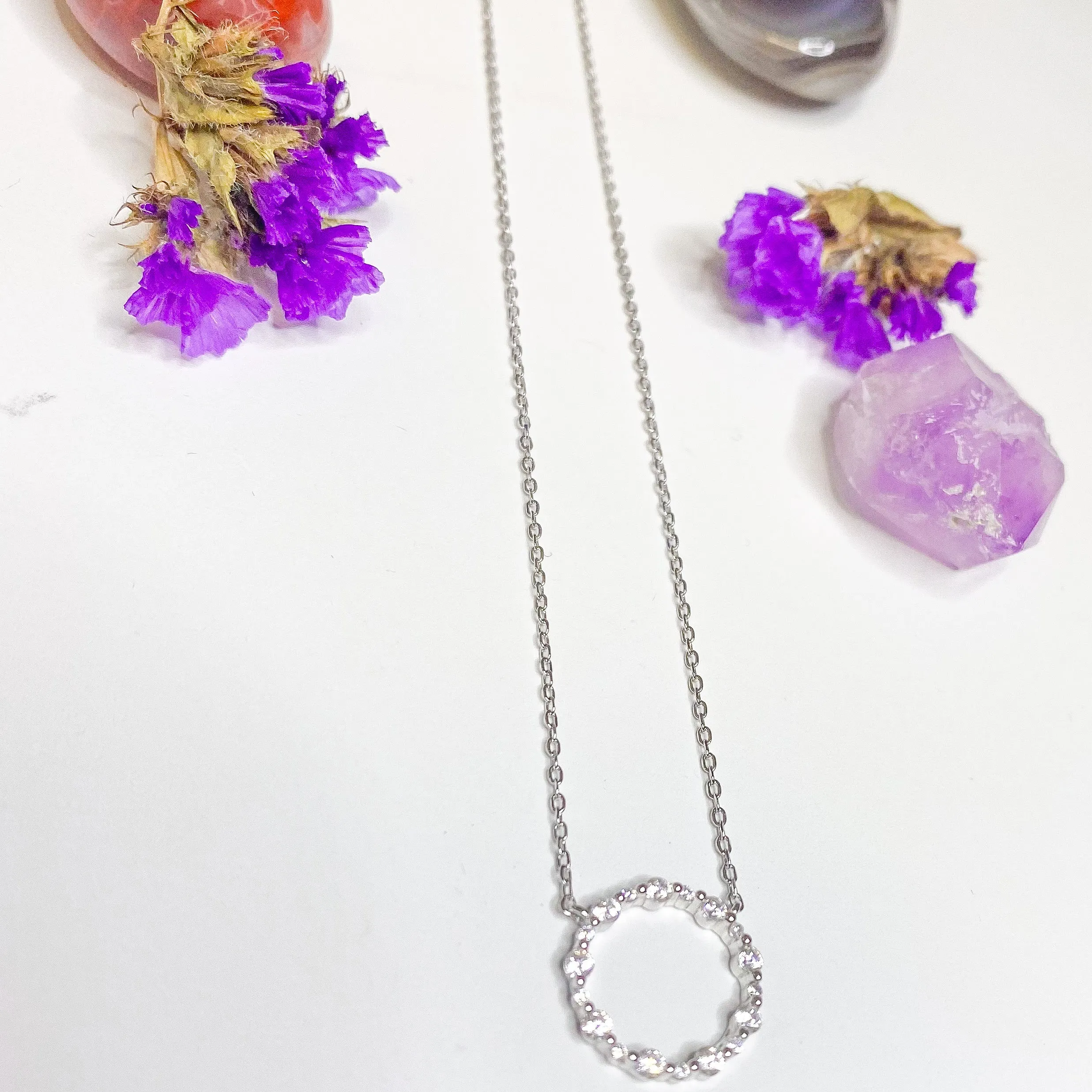 Alma Cubic Zirconia Sterling Silver Pendant