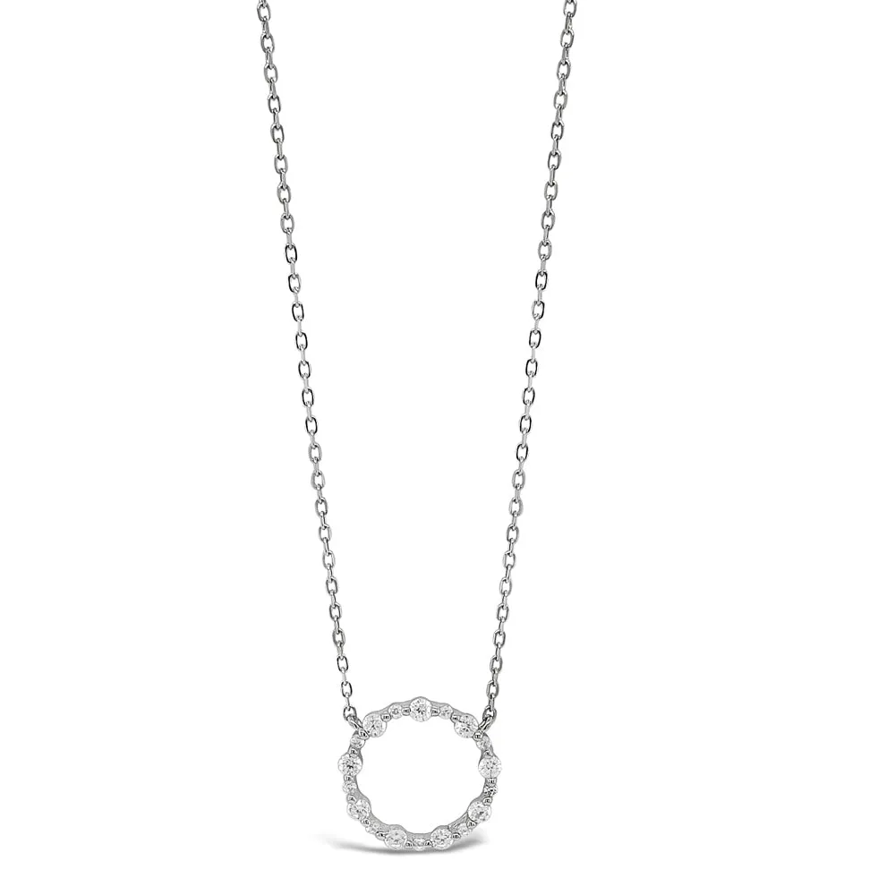 Alma Cubic Zirconia Sterling Silver Pendant