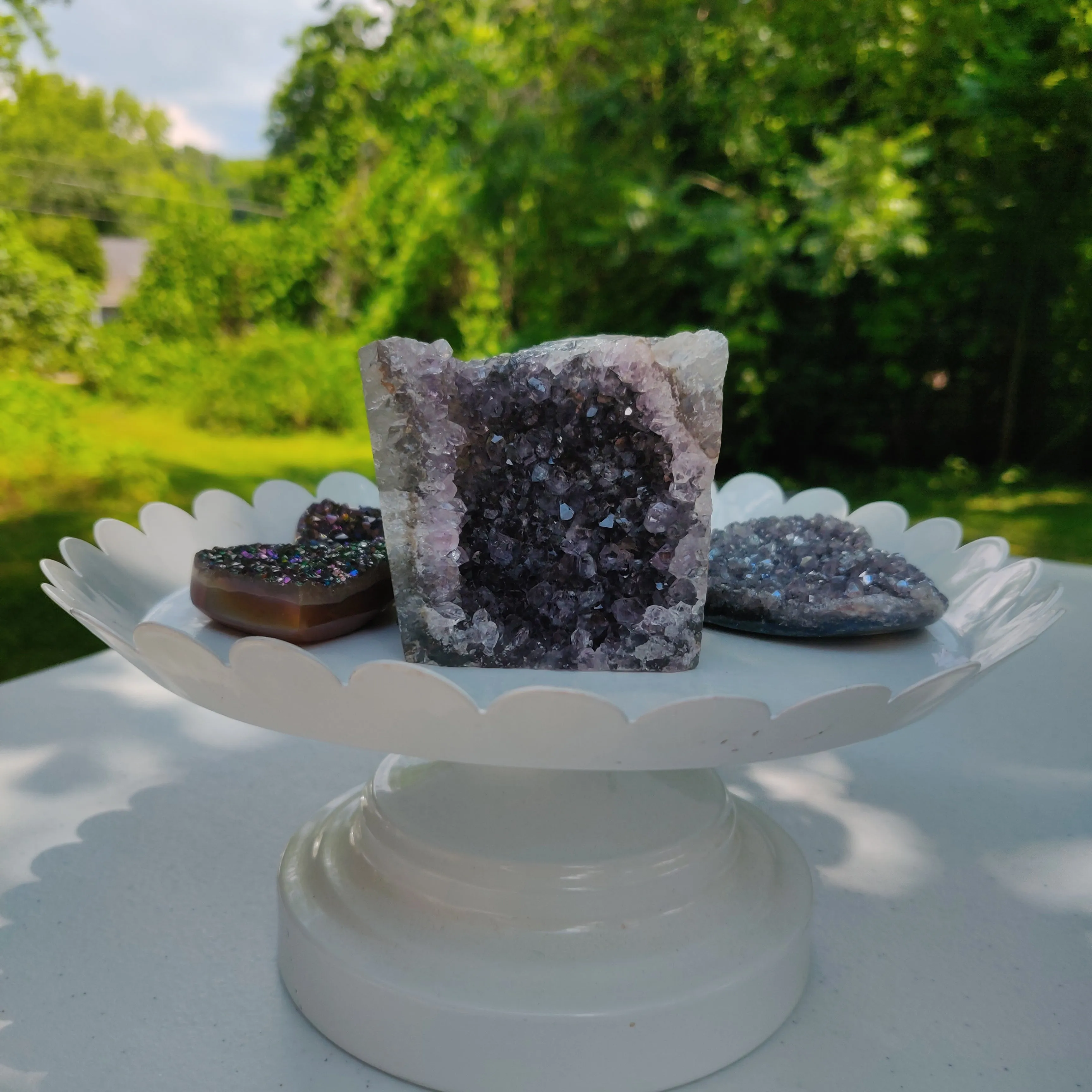 Amethyst Geode Free Form, Cut Base (#8)
