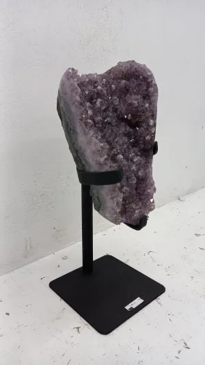 Amethyst Geode from Brazil on Custom Stand- 16" / 15 lbs