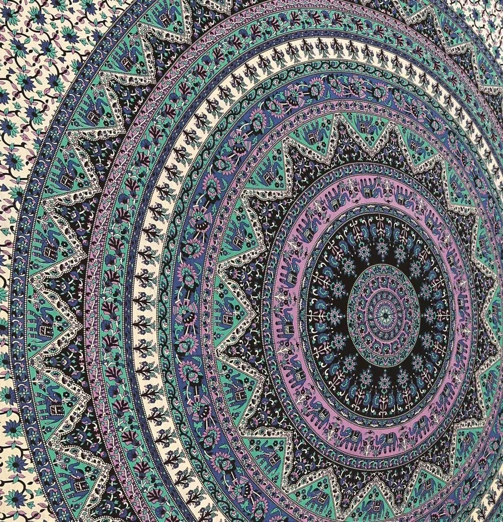 Amethyst Mandala Tapestry
