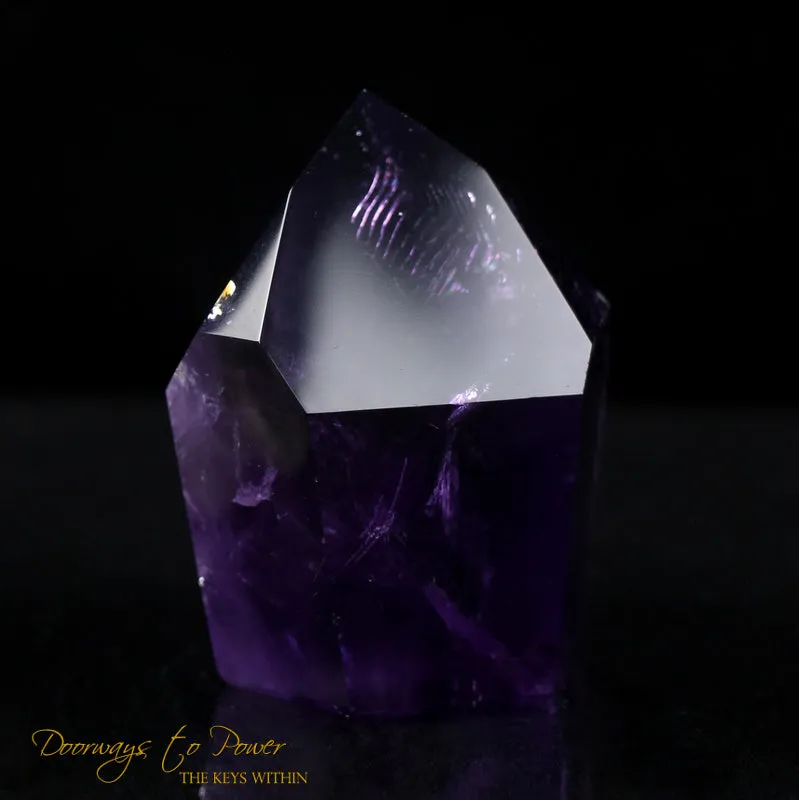 Amethyst Quartz Crystal Point Devic Temple Heart Dow