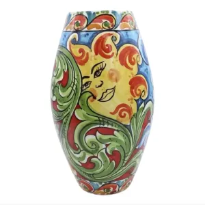 Caltagirone Sun Vase