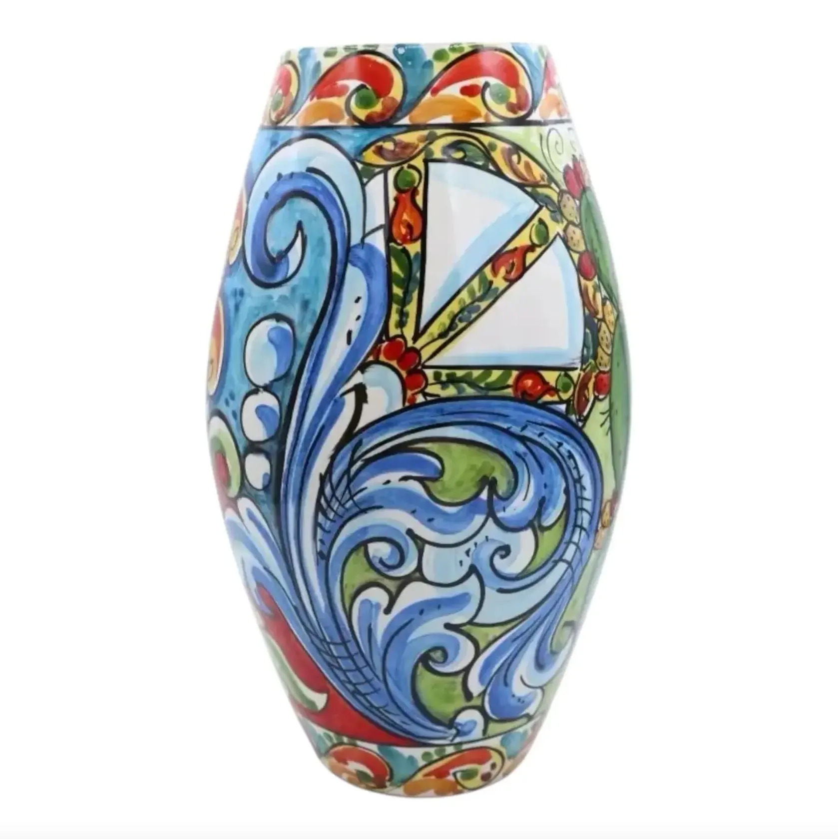 Caltagirone Sun Vase