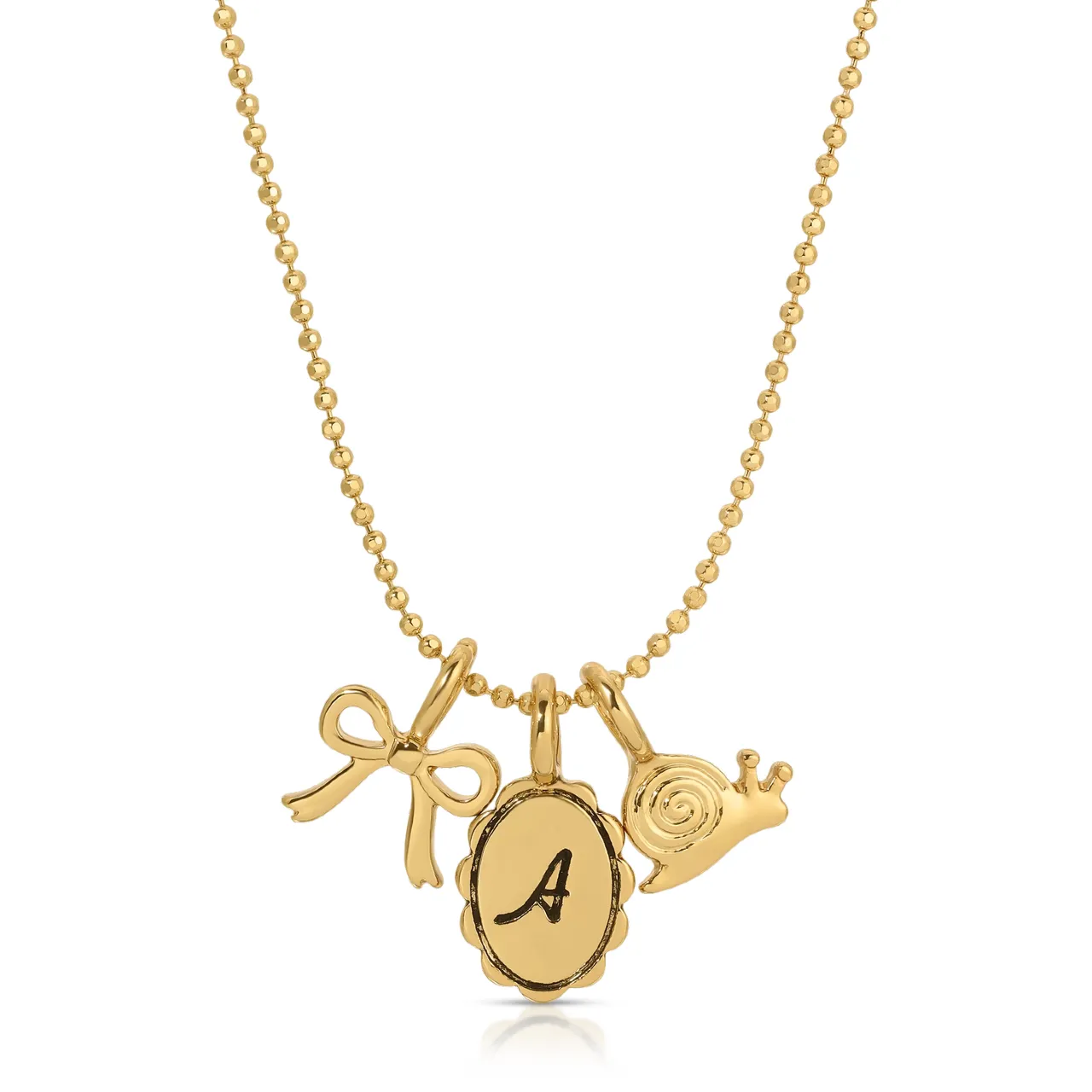 Charm Garden Gold Chain Necklace