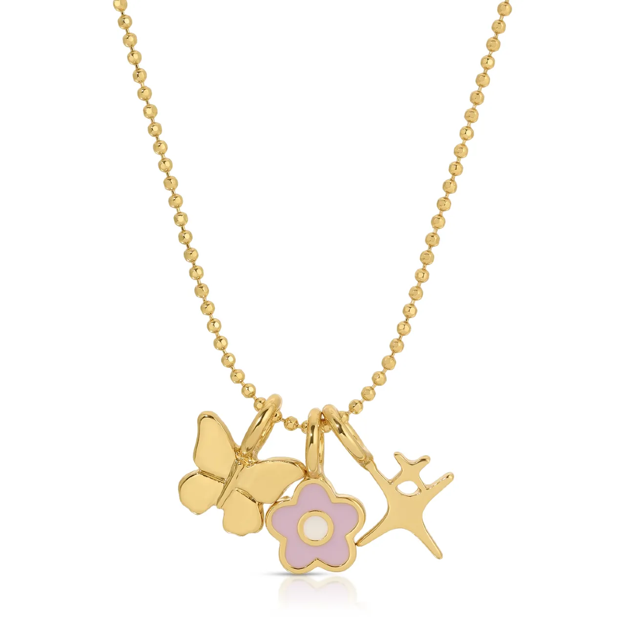 Charm Garden Gold Chain Necklace