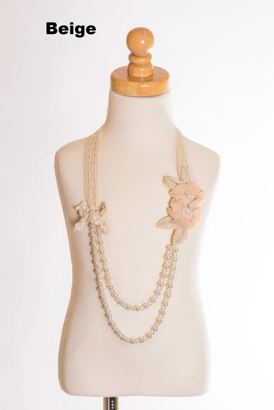 Double Rose Necklace (Click for colors)