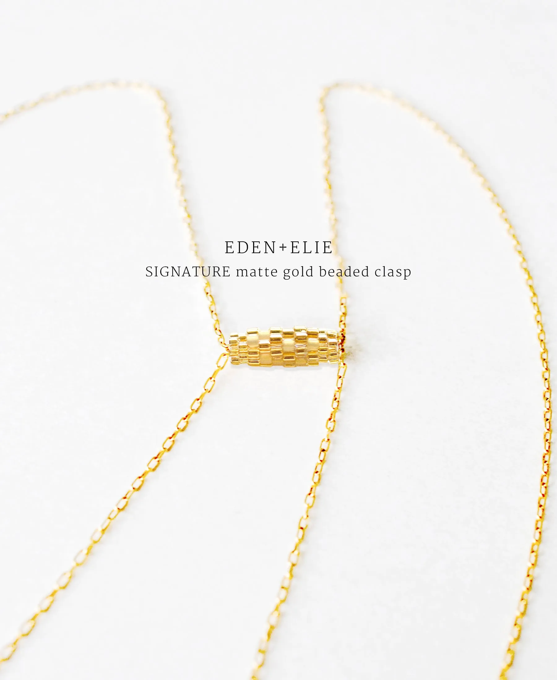 EDEN   ELIE Everyday Adjustable Length Necklace - basic black