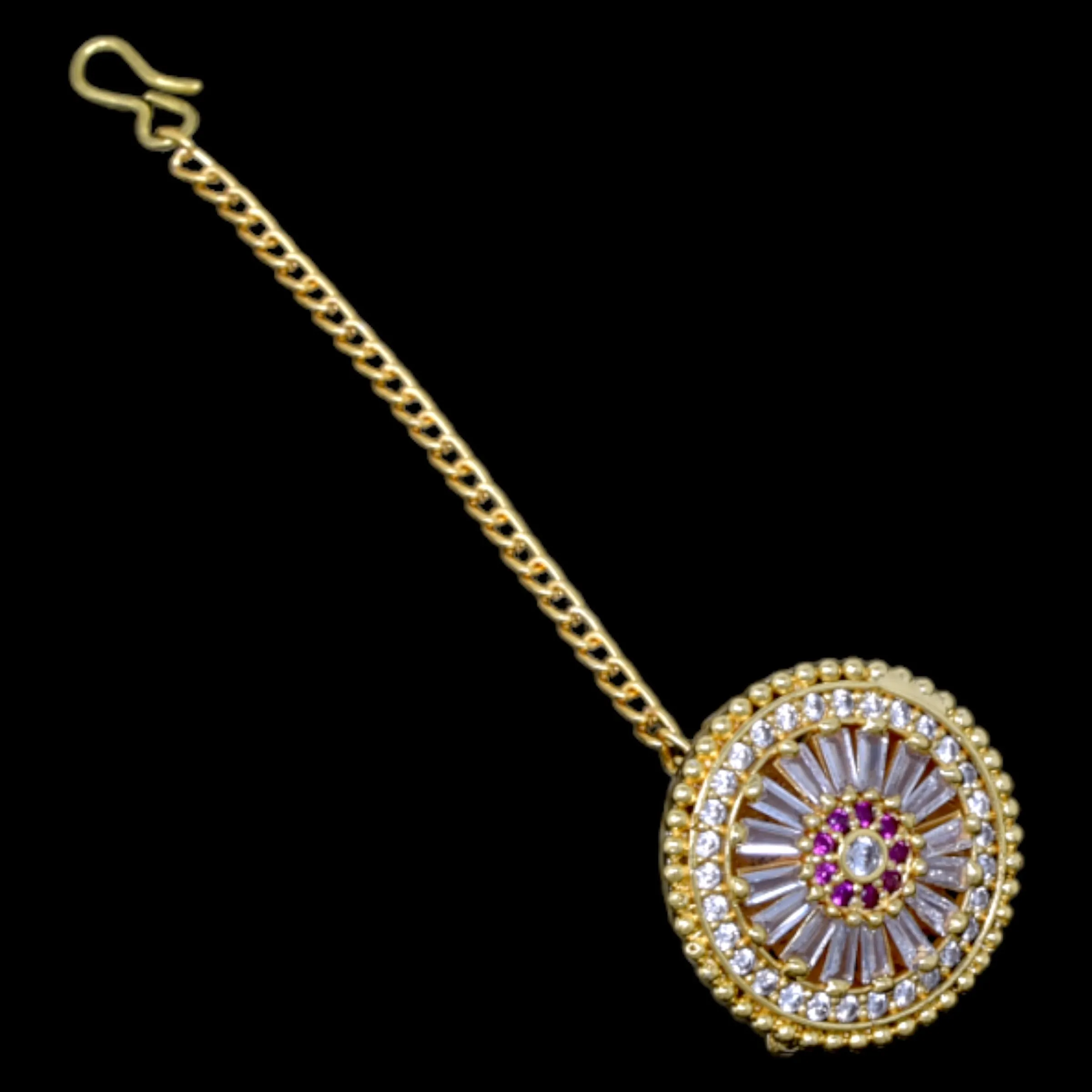 Ethnic Rakhdi Borla: AD Bridal Set