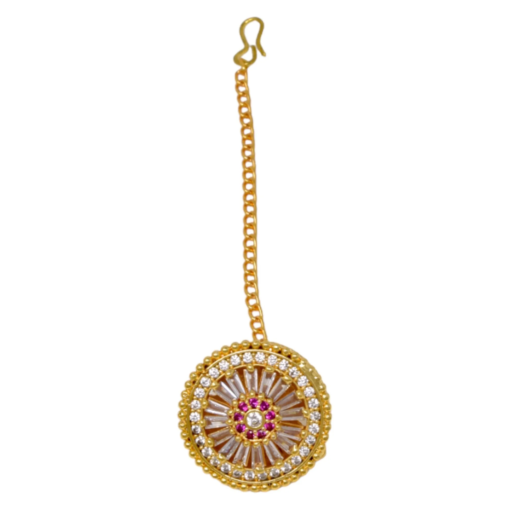 Ethnic Rakhdi Borla: AD Bridal Set