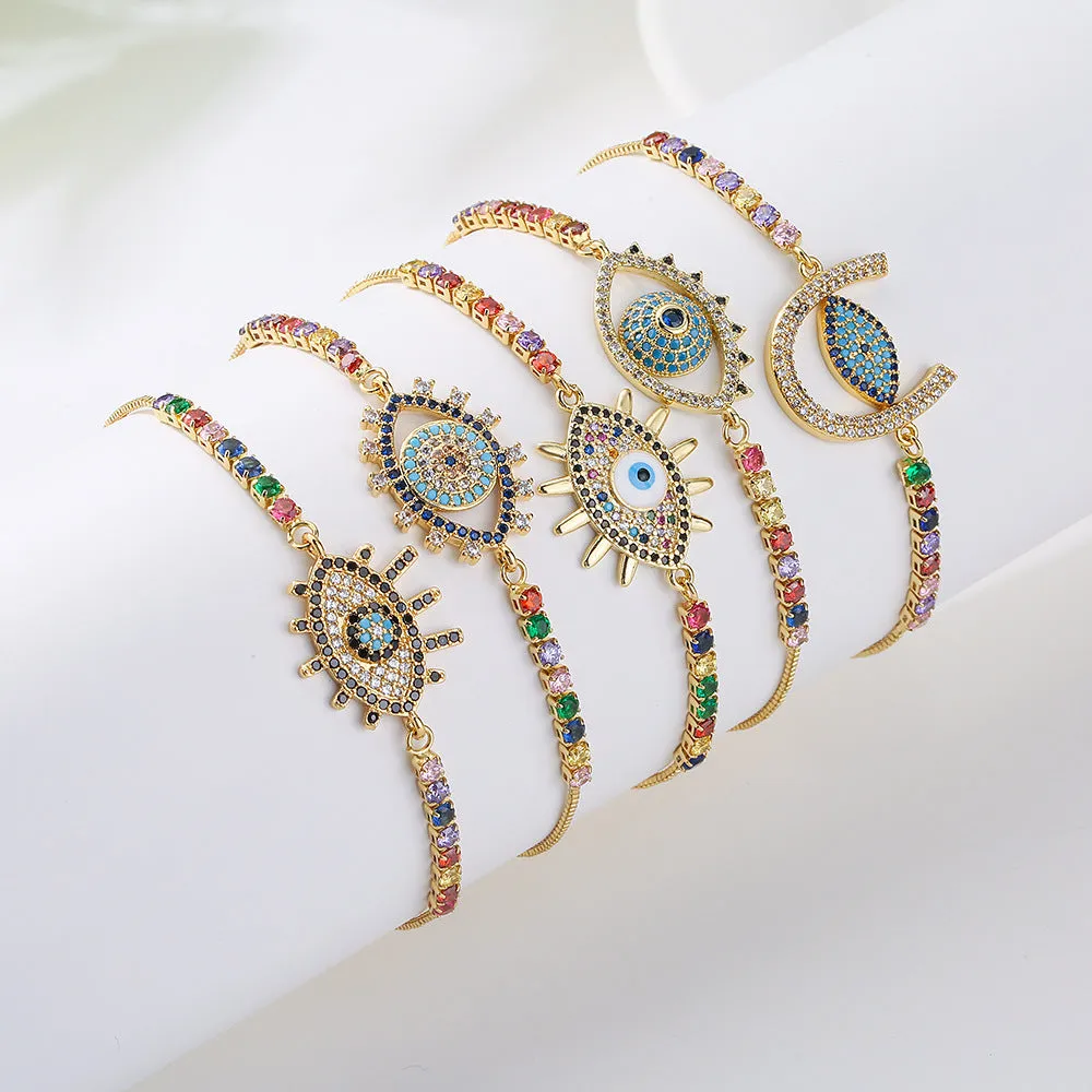 Evil Eye Multi Colour Bracelet
