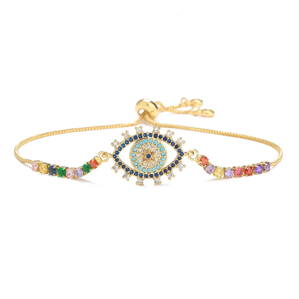 Evil Eye Multi Colour Bracelet