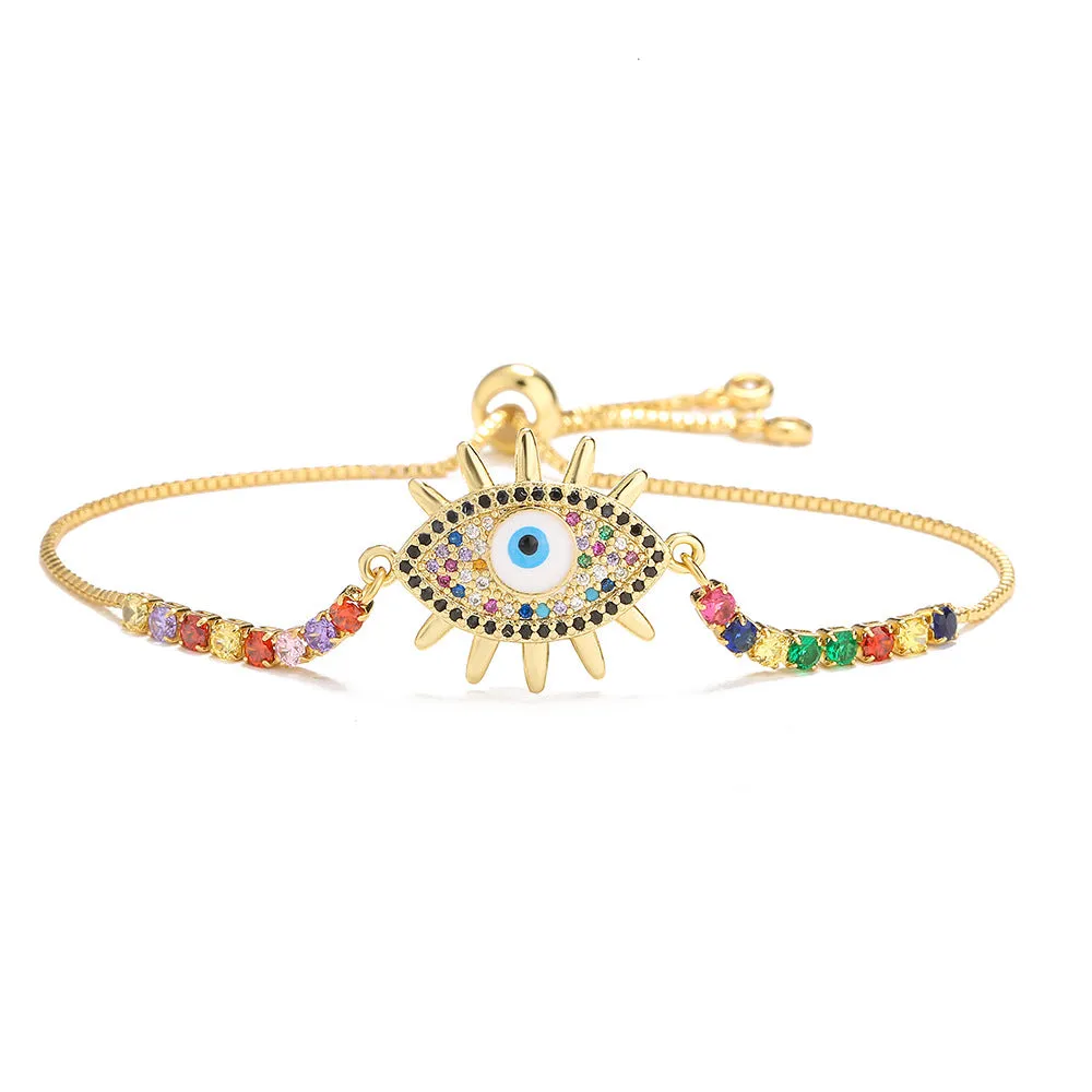 Evil Eye Multi Colour Bracelet