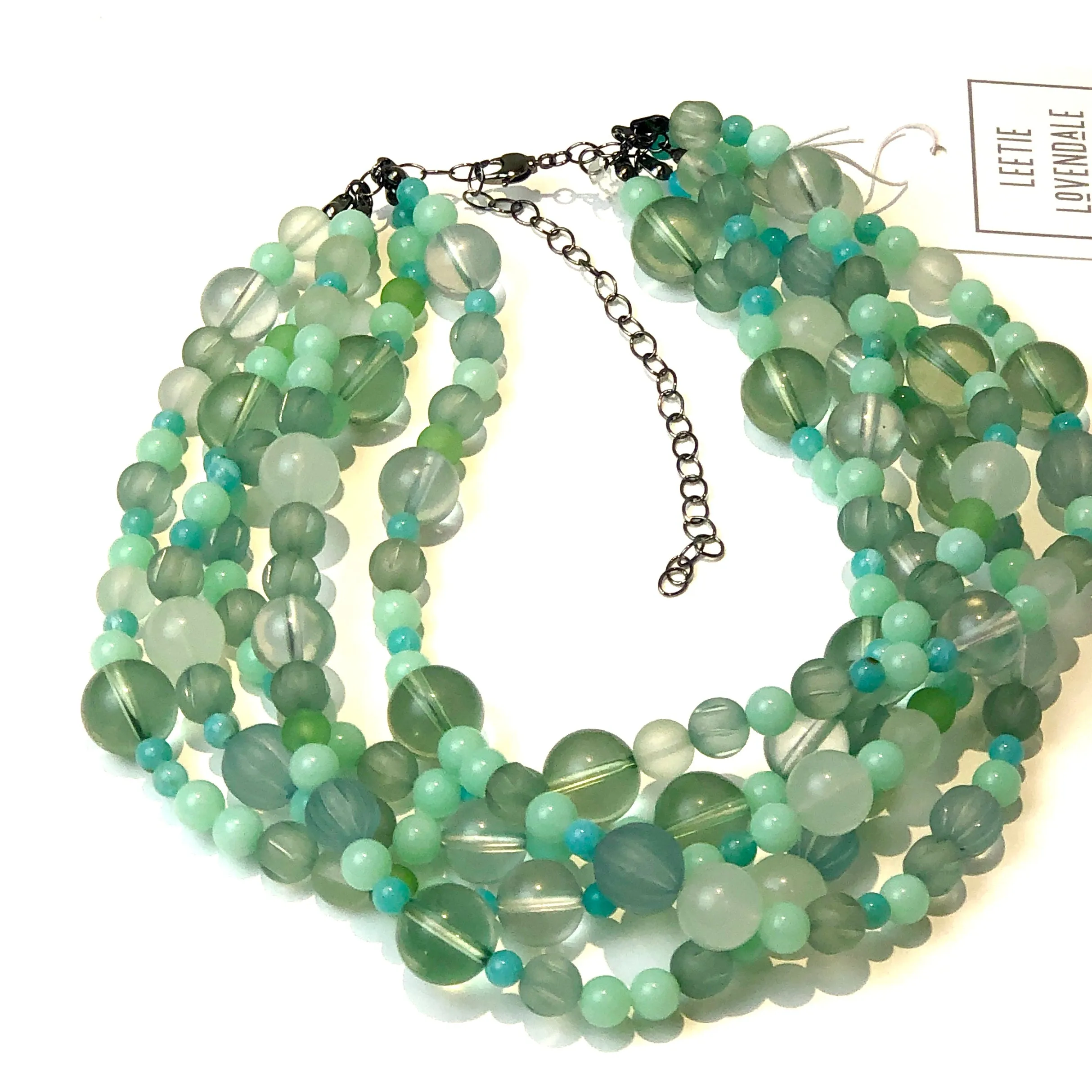 Fresh Mint Sylvie Statement Necklace