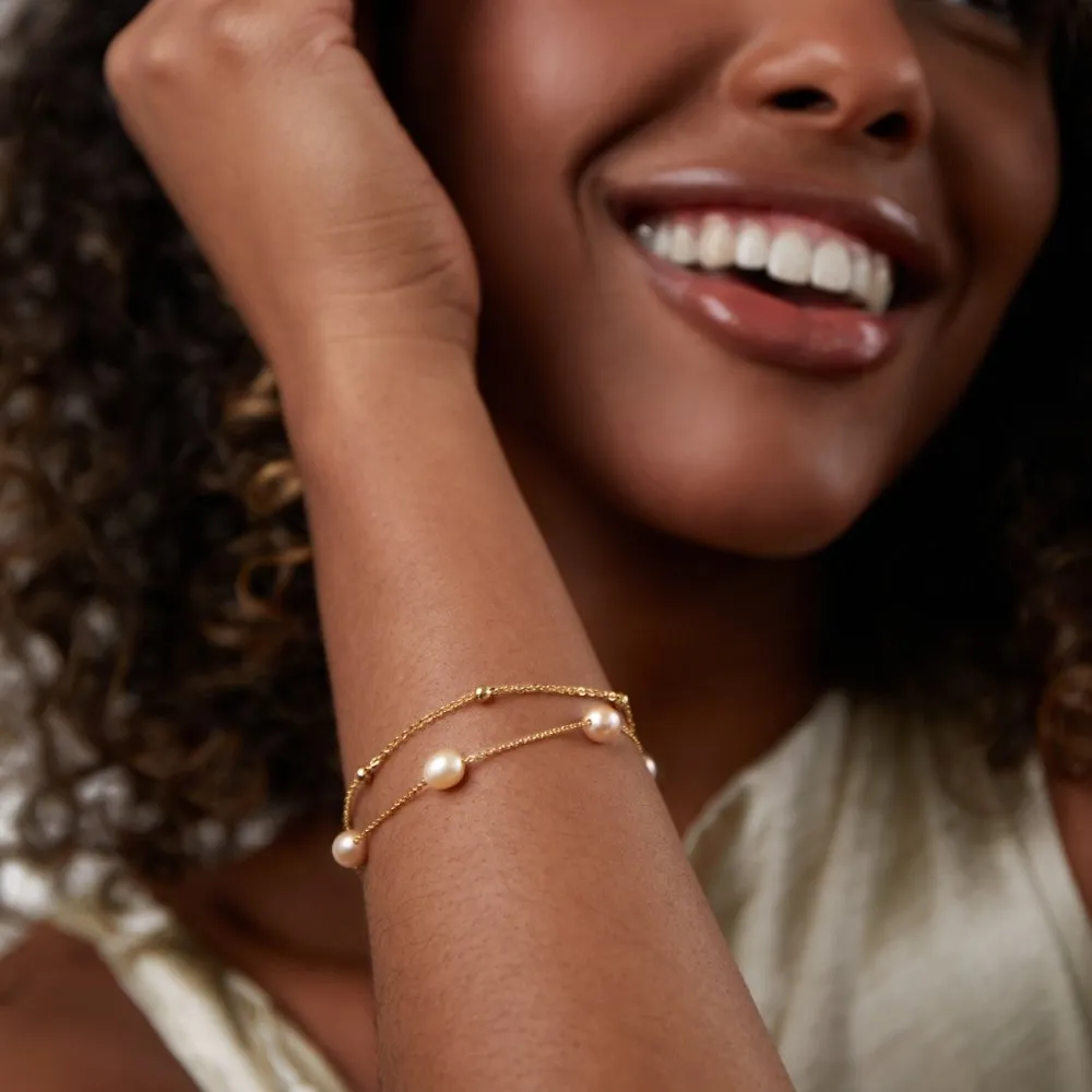 Freshwater Pearl Layered Bracelet
