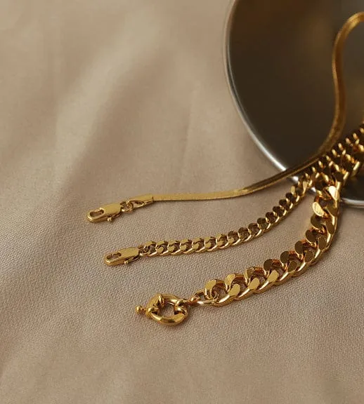 Gold Chain Anklet Variety