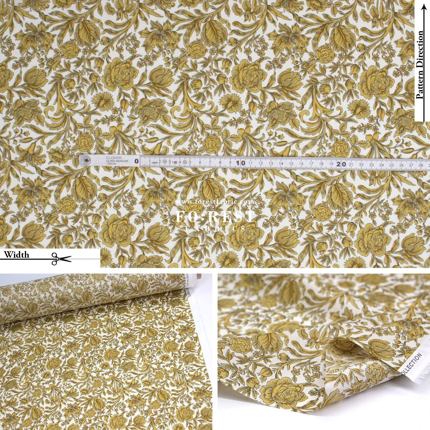 Liberty of London (Cotton Tana Lawn Fabric) - Sambourne fabric