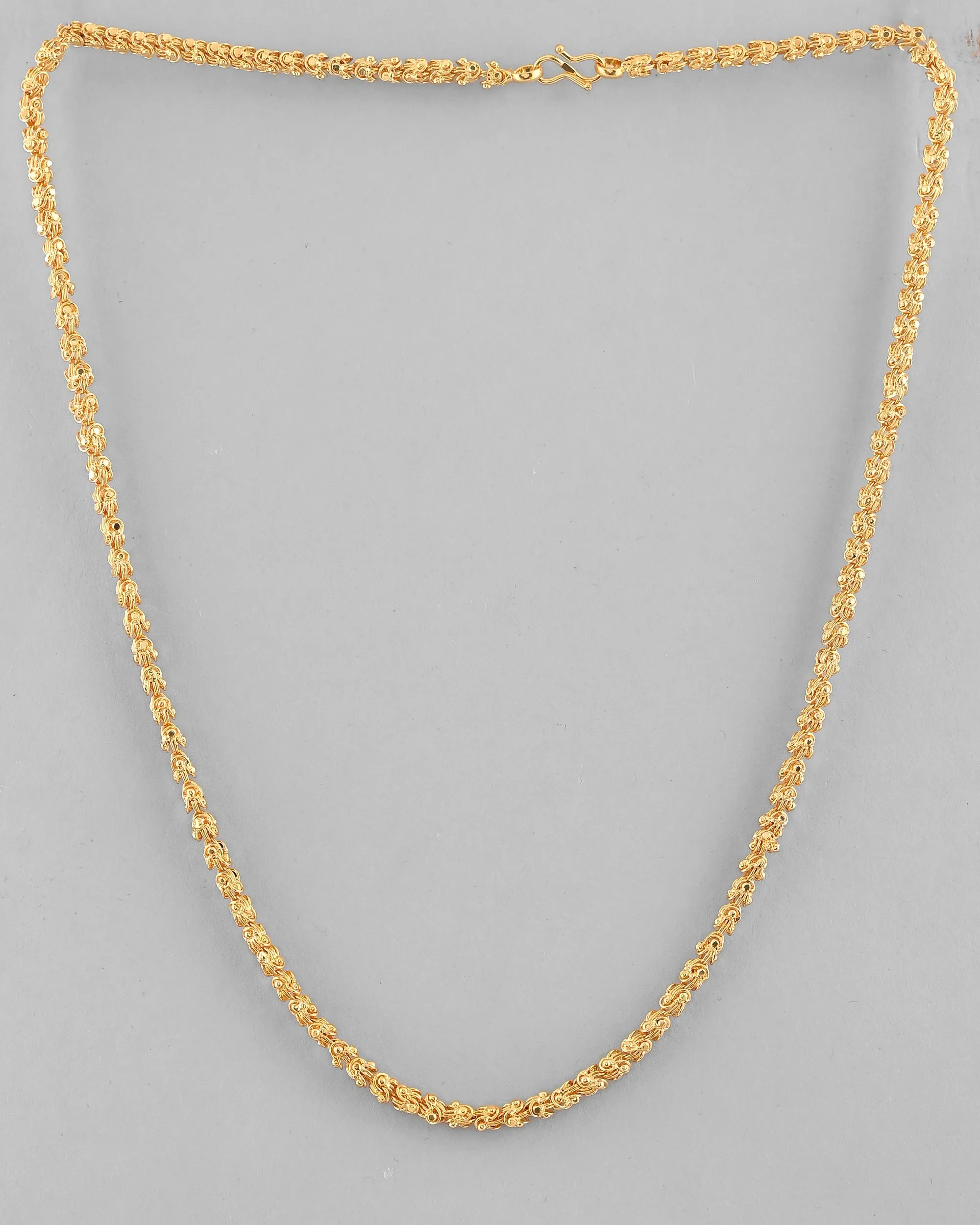 Men's Gold Plated Evil Eye Men Designer Chain - Voj