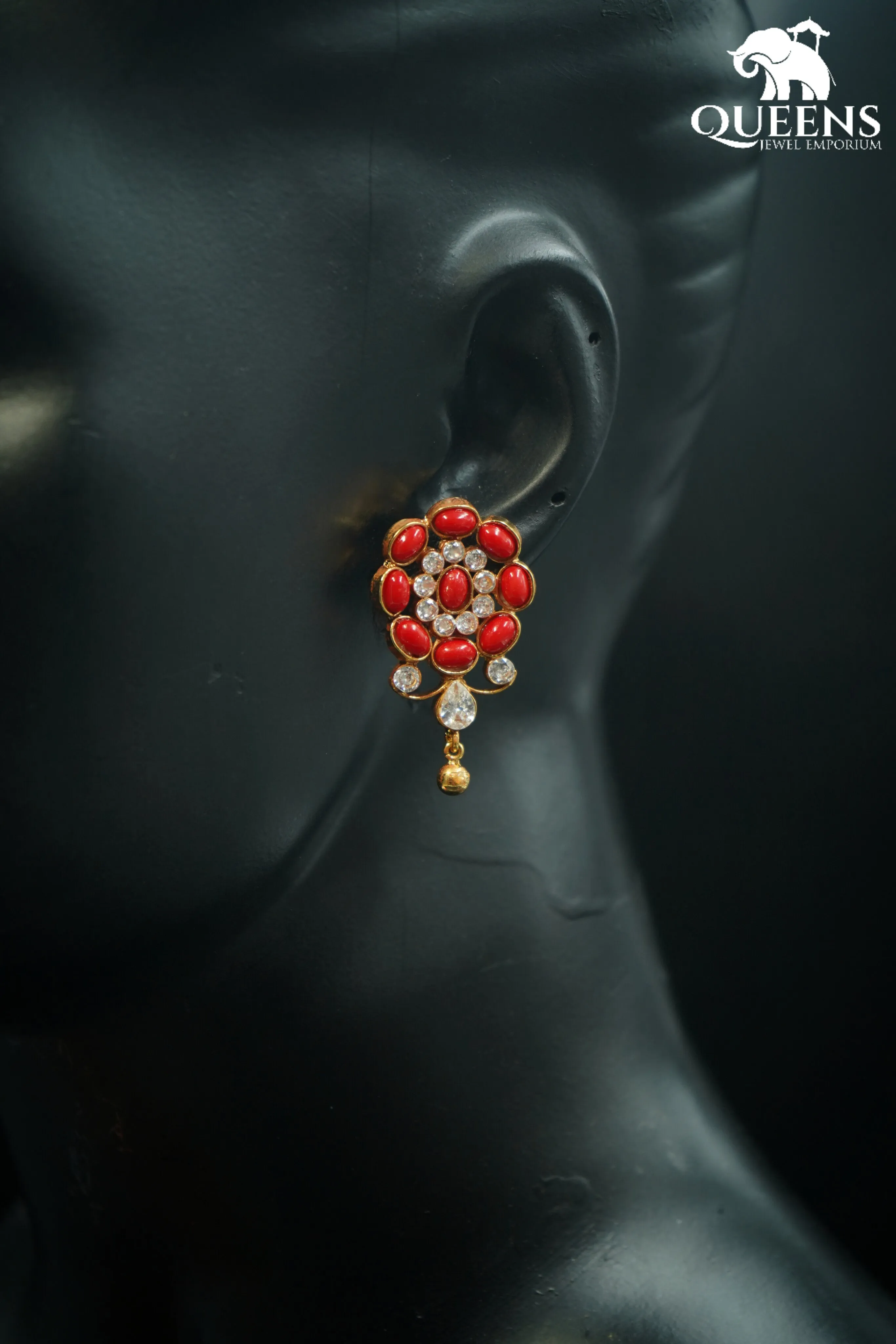 MOKSHA CORAL  EARRINGS