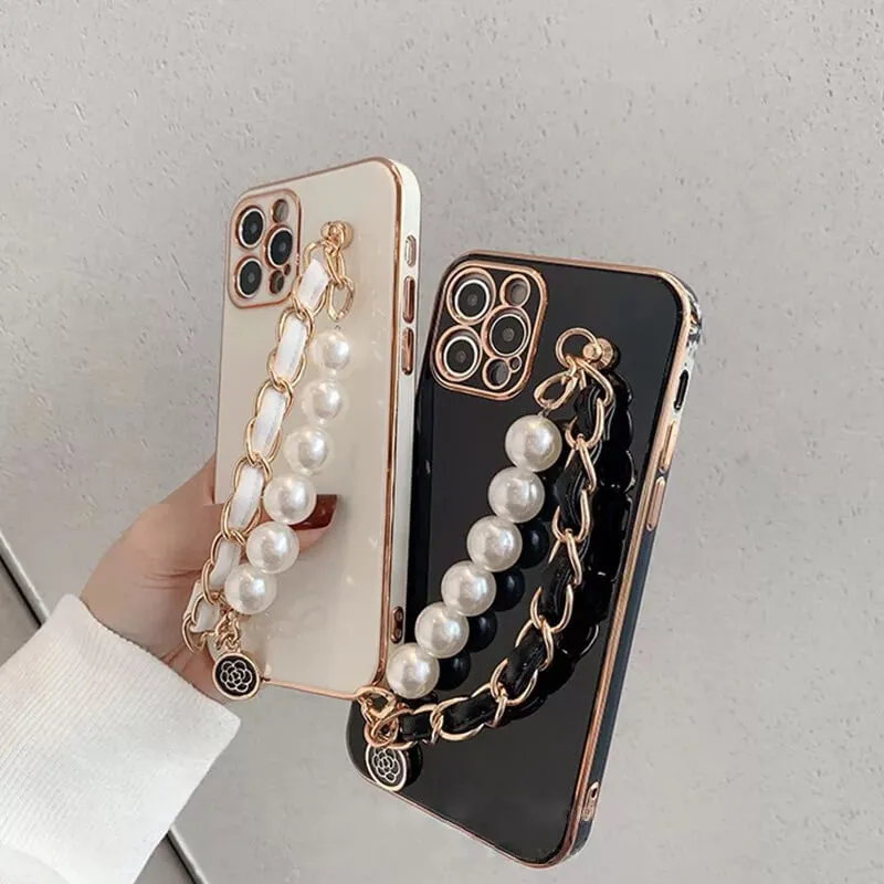 Pearl Bracelet Gold Plating Soft Case