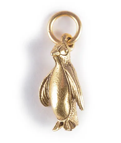 Penguin Charm Gold or Silver
