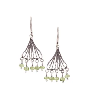 Peridot Cascade Earrings