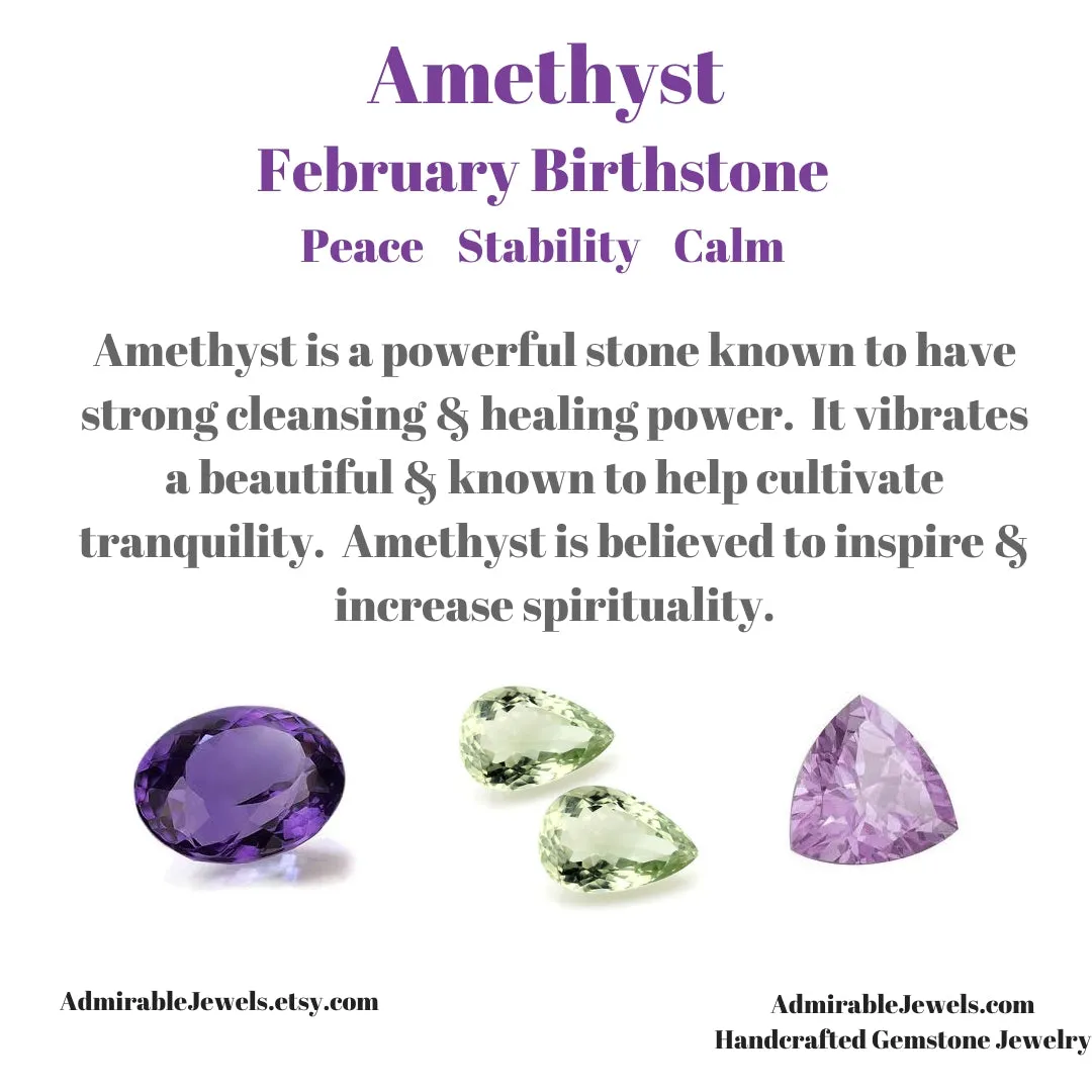 Purple Amethyst Anklet