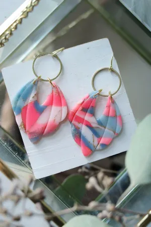 Songbird Earrings in Rosefinch
