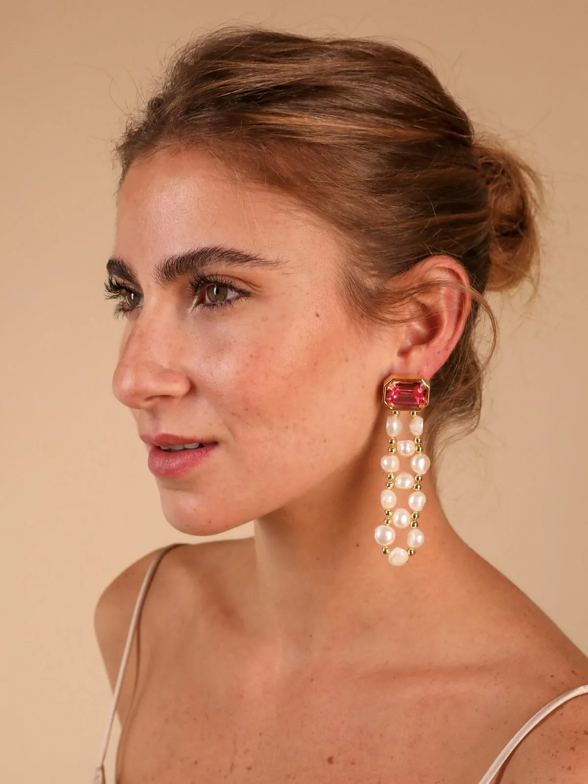 Séraphine Earrings Pink