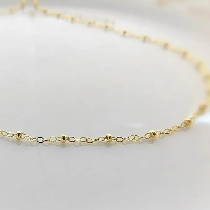 Stella Gold Anklet • 14k Gold Filled