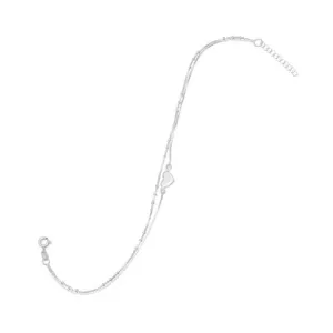 Sterling Silver Heart Anklet