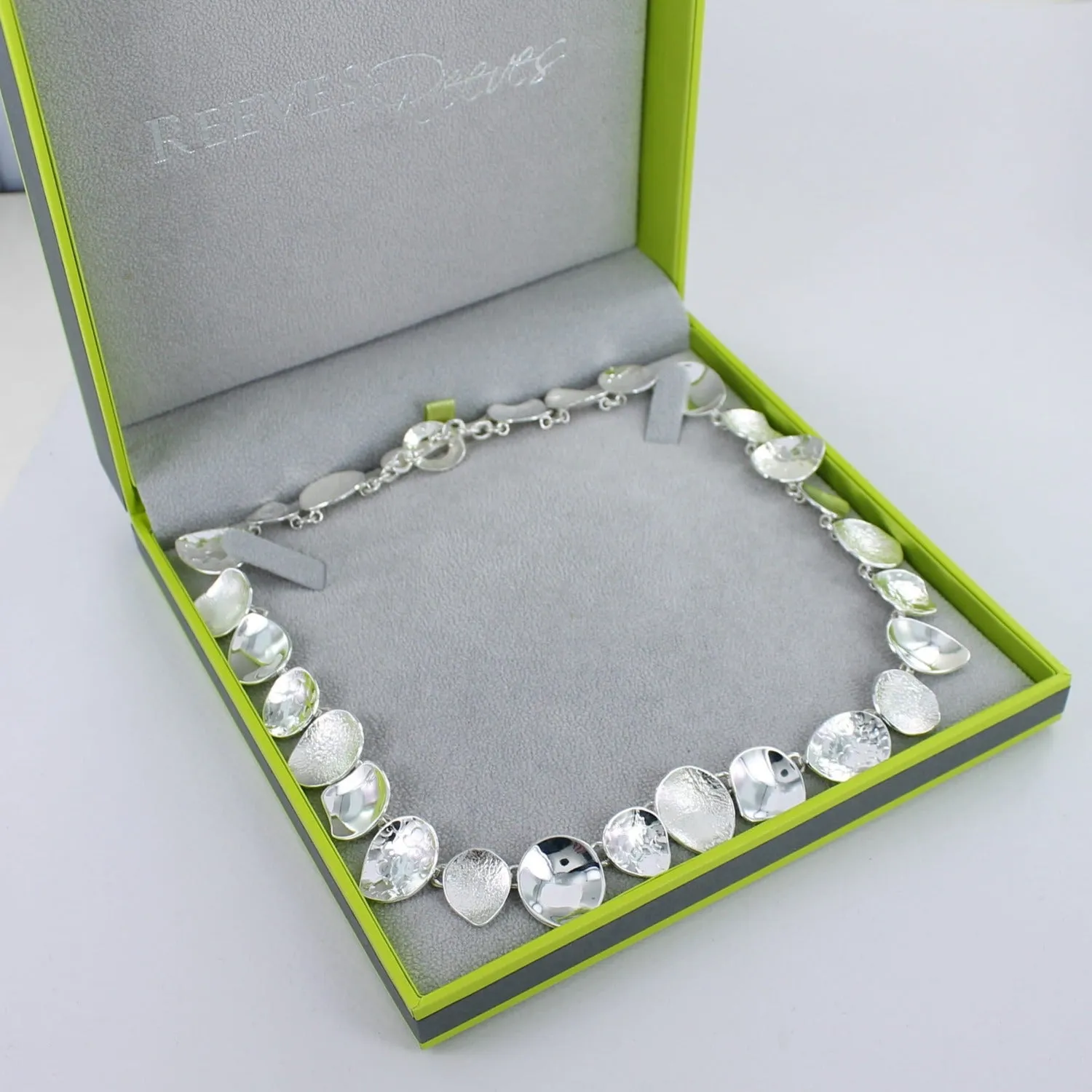 Sterling Silver Shingle Necklace
