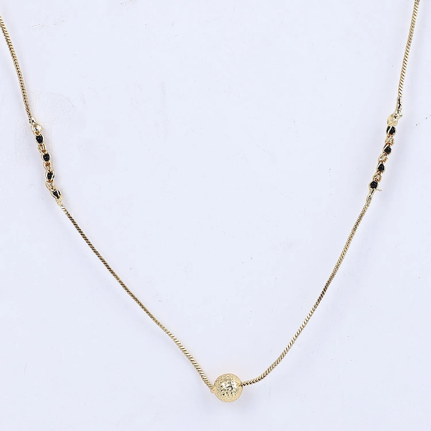 Sukkhi Ornamental Gold Plated Chain Pendant For Women