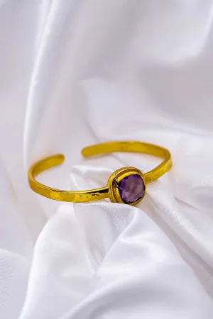 The Amethyst Drop Bracelet